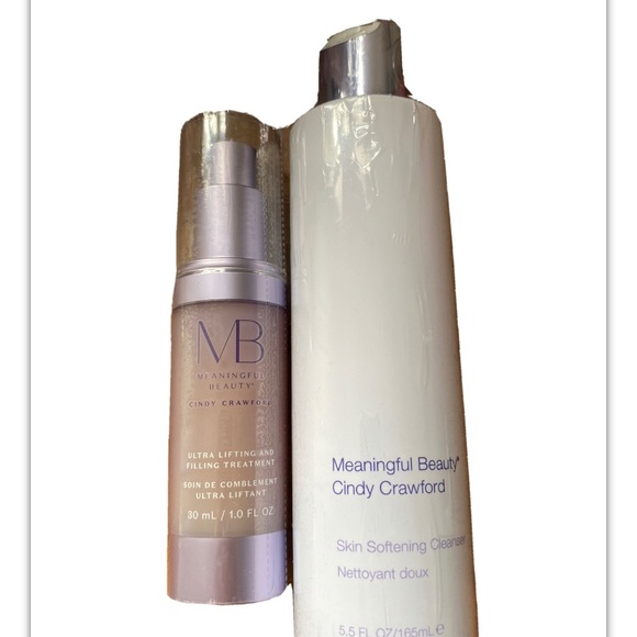Meaningful Beauty Soft face cleanser + Ultra Lifting Serum Brand new SEALED set